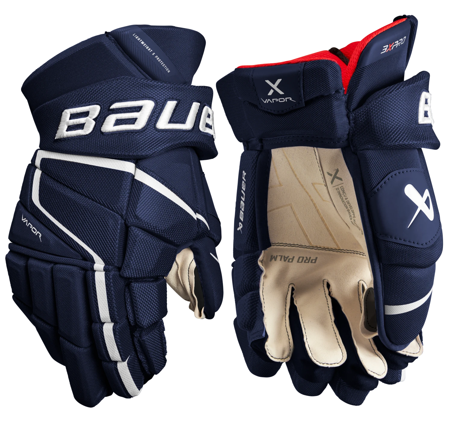 Bauer Vapor 3X Pro Intermediate Hockey Gloves - Image 3
