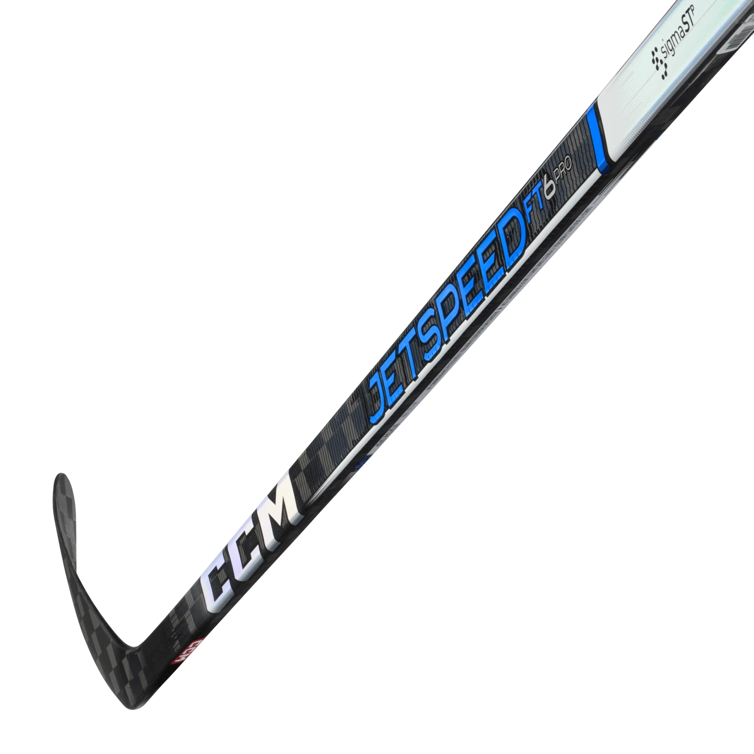 CCM JetSpeed FT6 Pro Intermediate Hockey Stick (Blue) - Image 4