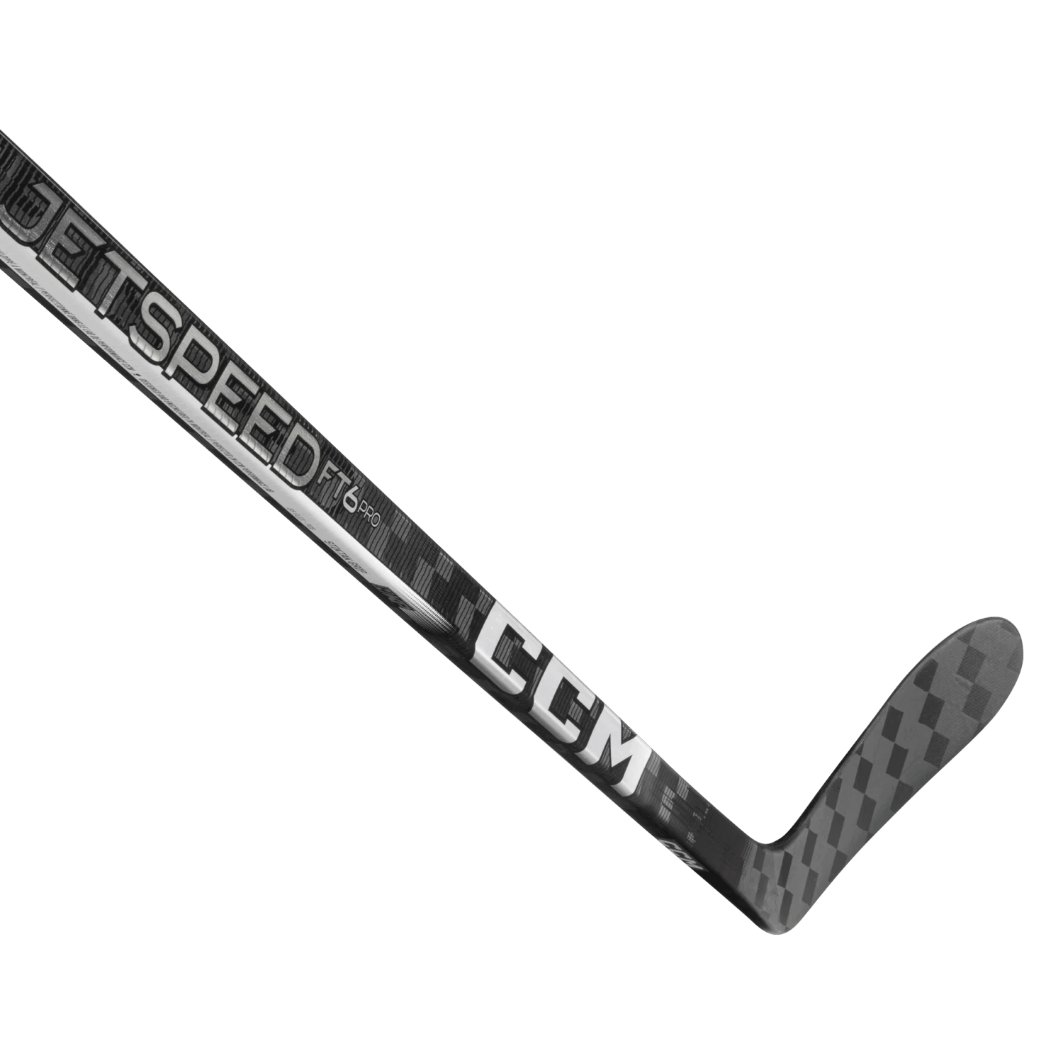 CCM JetSpeed FT6 Pro Junior Hockey Stick (Chrome) - Image 3