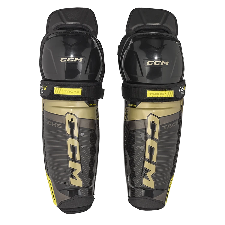 CCM Tacks AS-V Pro Junior Shin Guards - Image 2
