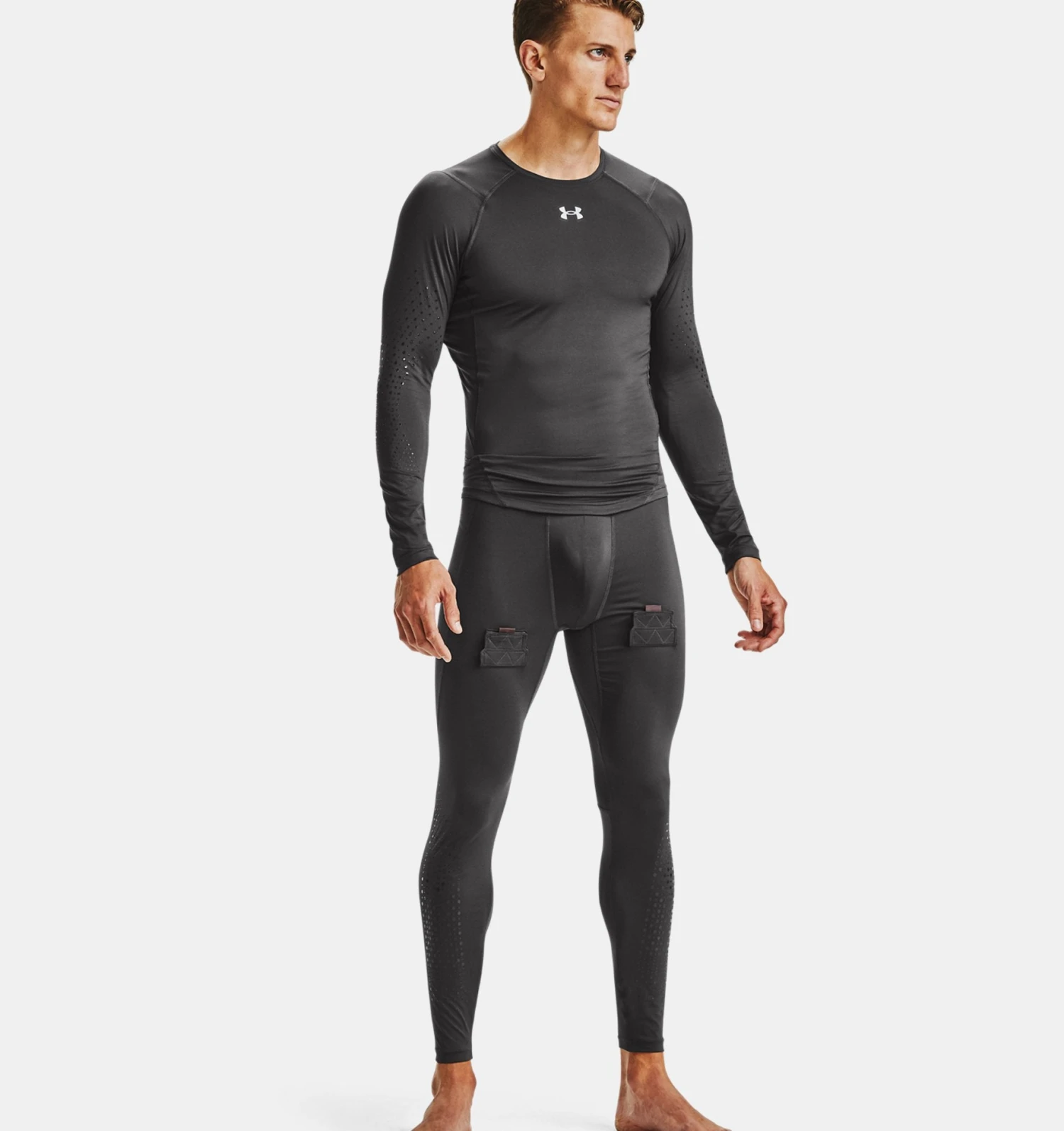 Under Armour Men's Hockey Compression Leggings - Image 3