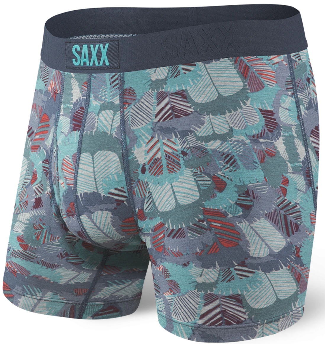 SAXX Ultra Boxer Fly Blue Feathers
